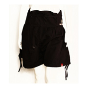 Kanabeach Ladig short toile leger noir