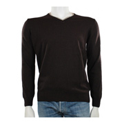 Enzo di Milano Pull double col V cashemi