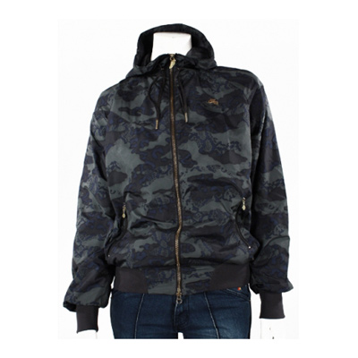 Nike Windrunner sportswear camouflage noir gris bleu