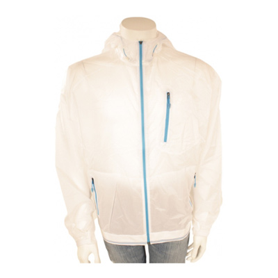 Nike Veste sportswear windrunner blanc bleu translucide