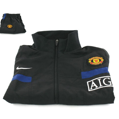 Nike Survetement officiel manchester united noir 08-09