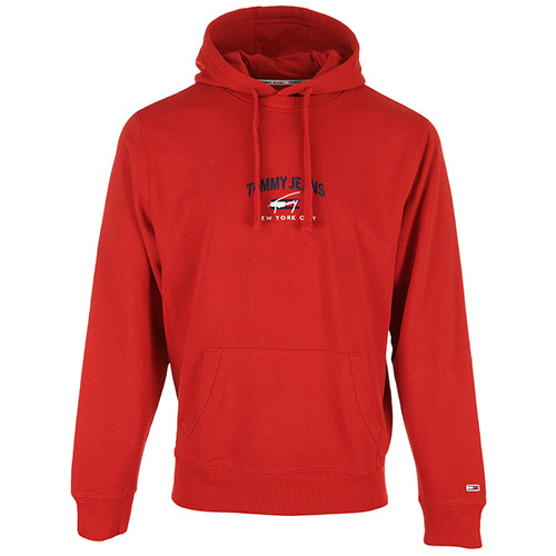 Tommy Hilfiger Timeless Tommy Hoodie - Rouge
