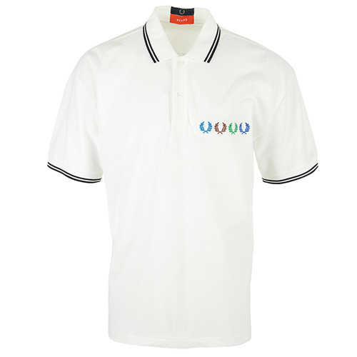 Fred Perry Beams Twin Tipped Polo Shirt - Blanc