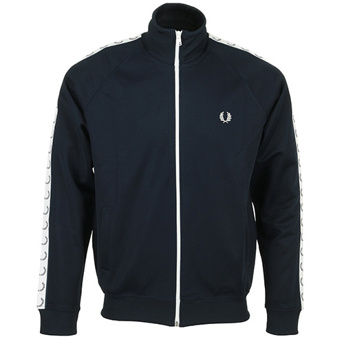 Fred Perry Taped Track Jacket - Bleu marine