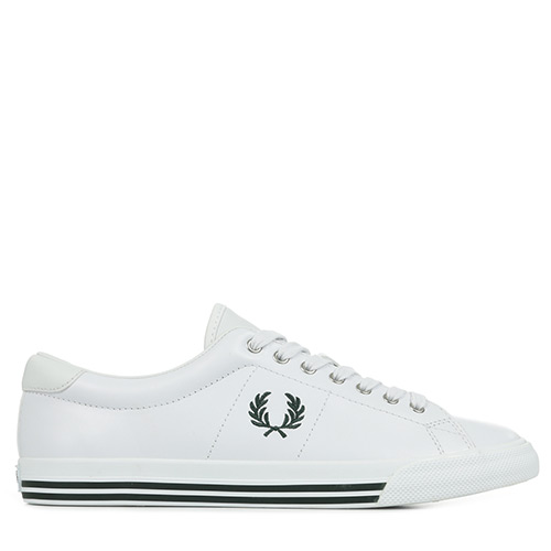 Fred Perry Underspin Leather - Blanc