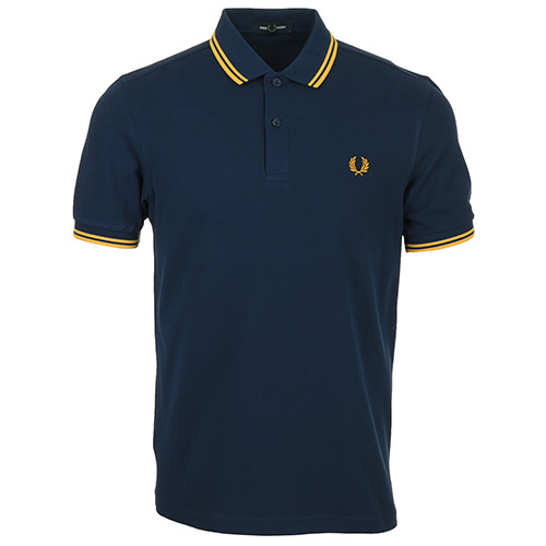 Fred Perry Twin Tipped Shirt - Bleu