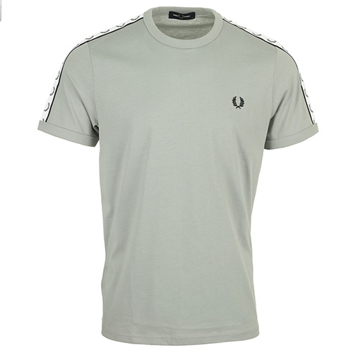 Fred Perry Taped Ringer - Gris