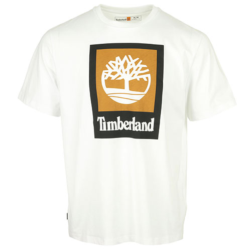 Timberland Colored Short Sleeve Tee - Blanc
