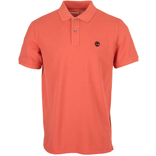 Timberland Pique Short Sleeve Polo - Orange