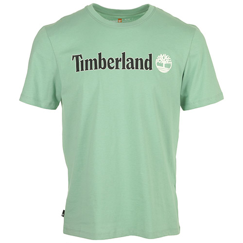 Timberland Linear Logo Short Sleeve - Vert clair