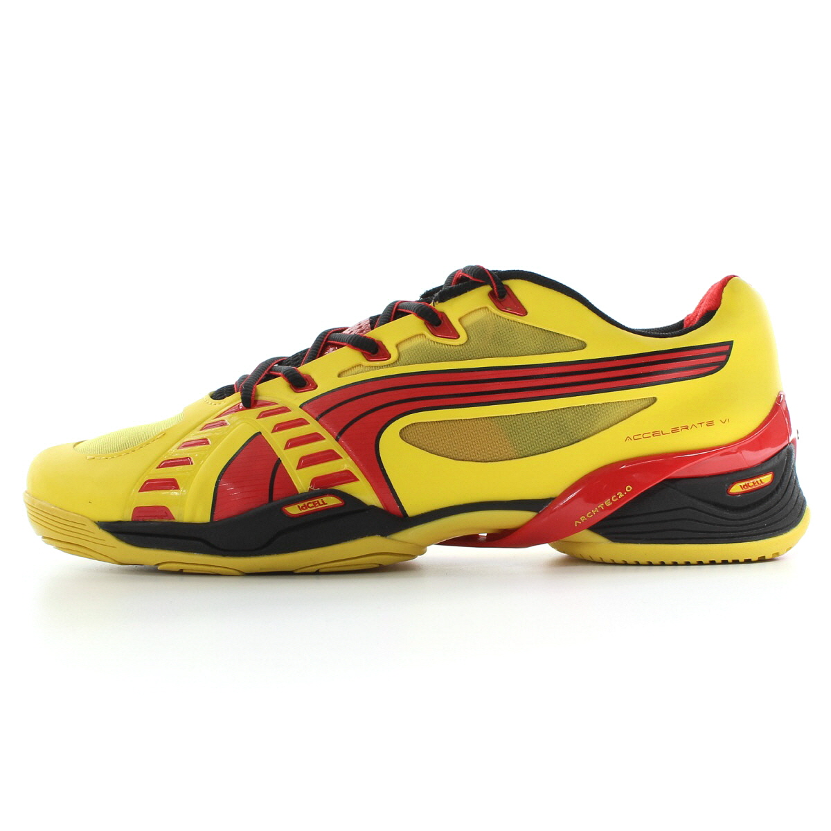 Chaussures Handball Puma Homme Accelerate 6 taille Jaune Synthétique Lacets