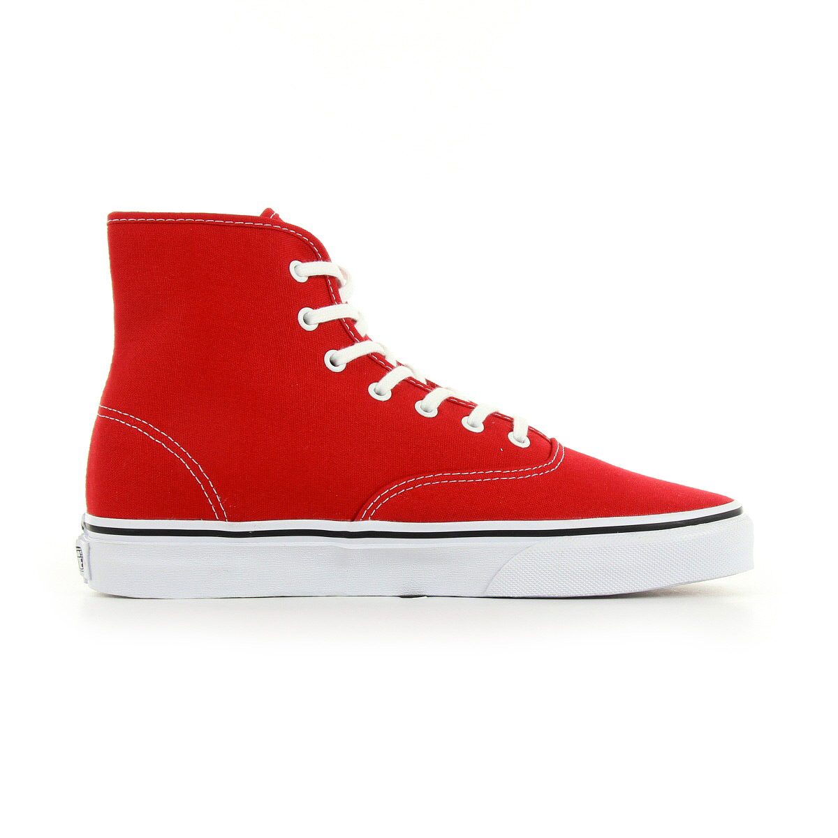 vans rouge montante
