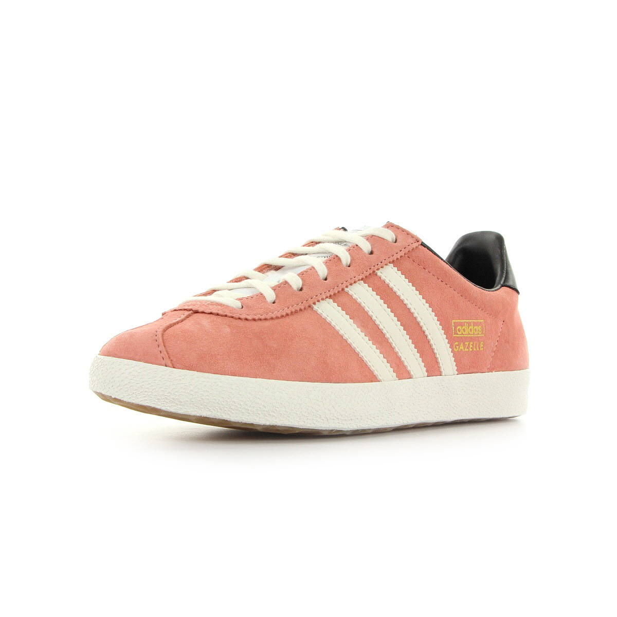 baskets Adidas Femme Gazelle OG W taille Rose pâle Cuir Lacets