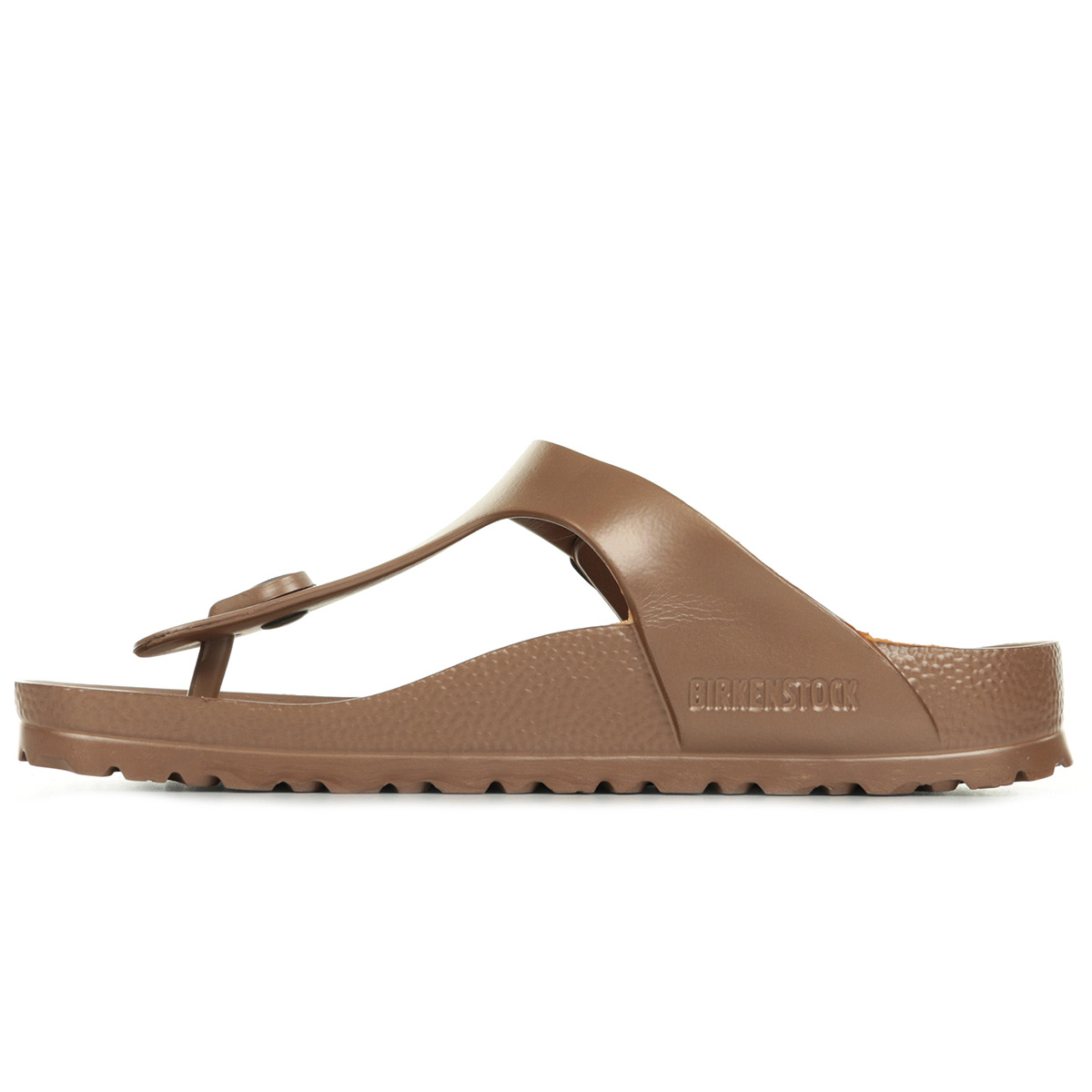 birkenstock gizeh metallic copper eva