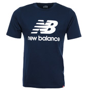 New Balance Essentials Stacked Logo Tee