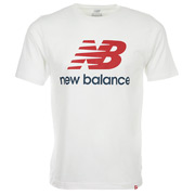 New Balance Essentials Stacked Logo Tee