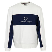 Fred Perry Panel Piped Sweatshirt