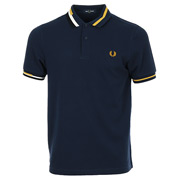 Fred Perry Abstract Collar Pique Shirt