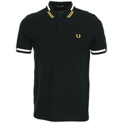 Fred Perry Abstract Tipped Polo Shirt