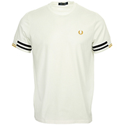 Fred Perry Abstract Cuff T shirt