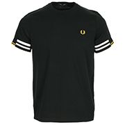 Fred Perry Abstract Cuff T shirt