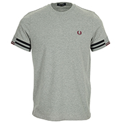 Fred Perry Abstract Cuff T shirt