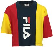 Fila Tamson Blocked Cropped Tee Kids