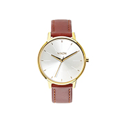 Nixon Kensington Leather Gold Saddle