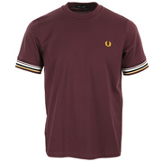 Fred Perry Striped Cuff T-Shirt