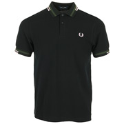 Fred Perry Abstract Tipped Polo Shirt