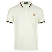 Fred Perry Abstract Tipped Polo Shirt