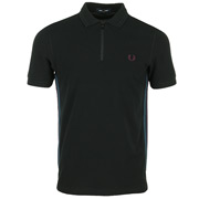 Fred Perry Taped Zip Neck Polo Shirt