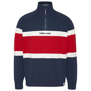 Tommy Hilfiger Colorblock Mock Neck
