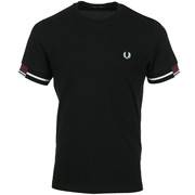 Fred Perry Abstract Tipped T-Shirt