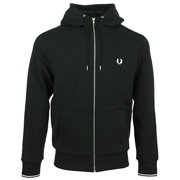 Fred Perry Hooded Zip through Sweatshirt