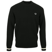 Fred Perry Tipped Crew Neck Jumper