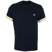 Fred Perry Tramline Tipped Pique T-Shirt