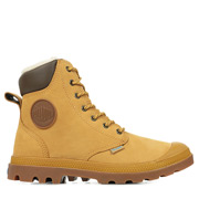 Bottes Palladium Pampa Sport Cuff WPS – Mixte, Tige Cuir Nubuck Imperméable, Semelle Caoutchouc – Confort Et Style Aventure