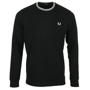 Fred Perry Long Sleeved Twin Tipped Tee Shirt