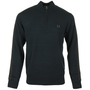 Fred Perry Striped Trim Half Zip Jumper
