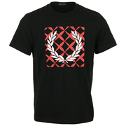 Fred Perry Cross Stitch Printed T-Shirt