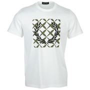 Fred Perry Cross Stitch Printed T-Shirt