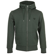 Fred Perry Hooded Zip through Sweatshirt