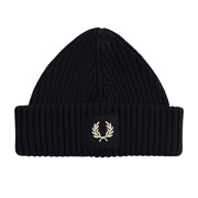 Fred Perry Patch Brand Chunky Rib Beanie