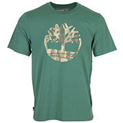 Timberland Camo Tree Logo Short Sleeve