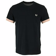 Fred Perry Striped Cuff T-Shirt