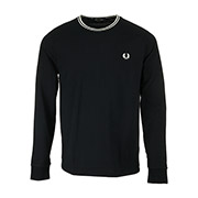 Fred Perry Long Sleeve Twin Tipped Tee Shirt