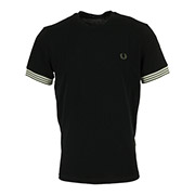 Fred Perry Striped Cuff T-Shirt