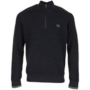 Fred Perry Waffle Stitch Half Zip Jumper