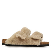 Birkenstock Arizona Shearling Rivet Logo